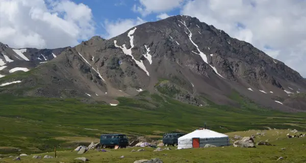 Trekking in the Altai Mountains of Mongolia